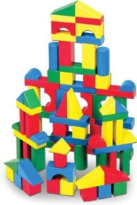 Melissa Doug Wooden Building Set - Toddler Toys Melissa Doug Wooden Building Set