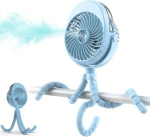 COMLIFE Misting Baby Stroller Fan - Toddler Toys COMLIFE Misting Baby Stroller Fan