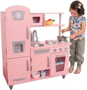 KidKraft Vintage Wooden Play Kitchen - Toddler Toys KidKraft Vintage Wooden Play Kitchen
