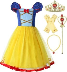 ReliBeauty Princess Dress Costume with Accessories - Toddler Toys