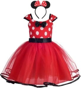 Toddler Girl Polka Dots Fancy Dress Up Costume
