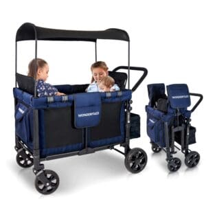 WONDERFOLD W4 Original Quad Stroller Wagon - Toddler Toys