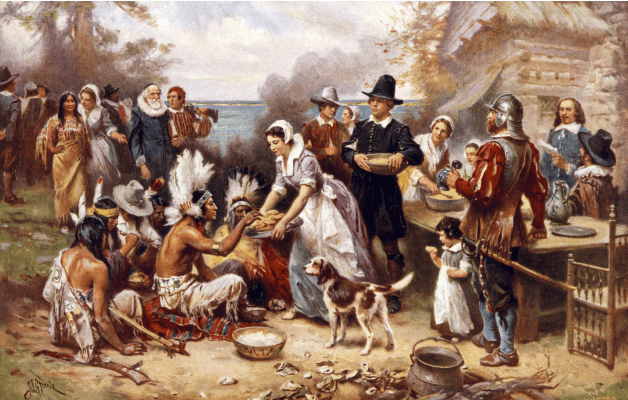 pilgrims and native americans