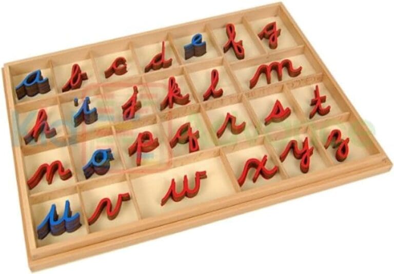 Educational Toys Movable Alphabet in Montessori Education - Toddler Toys Educational Toys Movable Alphabet in Montessori Education