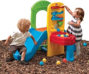 Toddlers In Step2 Play Ball Fun Climber - Toddler Toys Toddlers In Step2 Play Ball Fun Climber
