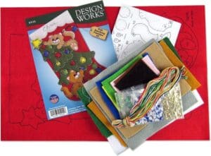 Decorating Kittens Felt Stocking Kit