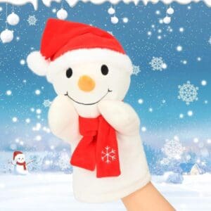 Snowman Hand Puppet - Toddler Toys Snowman Hand Puppet