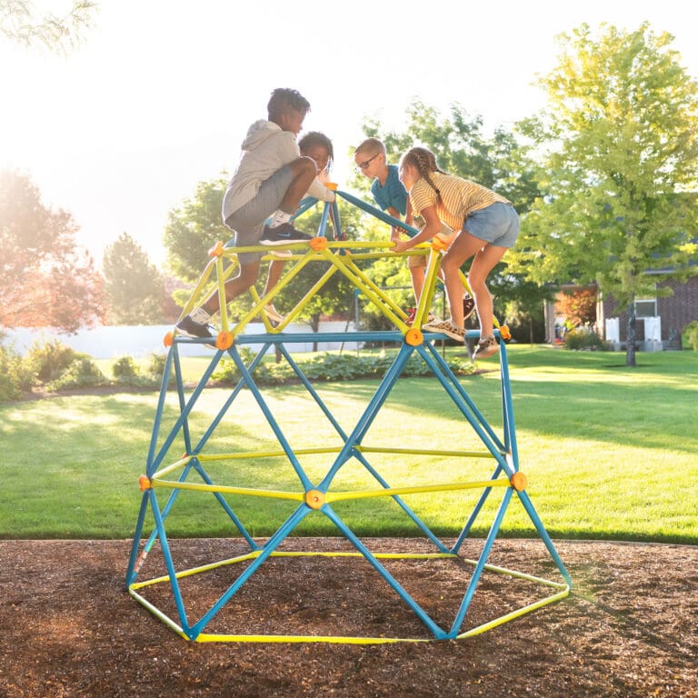 Kids Climbing Over Geometric Dome Climber - Toddler Toys Kids Climbing Over Geometric Dome Climber