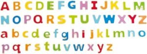 colorful alphabet