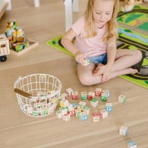 Melissa Doug Alphabet Blocks Set
