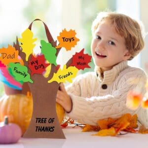 Thanksgiving Tree Craft - Toddler Toys Thanksgiving Tree Craft